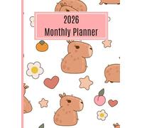 2026 Monthly Planner: Great for Animal Lovers, Busy Moms or Dads, Students and Teachers