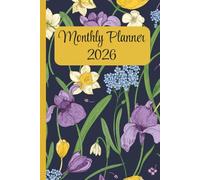 2026 Monthly Planner l Navy Floral Organizer for Women: Stay Organized and Inspired All Year with Budget, Bill, Savings & Password Trackers - Two-Page Monthly Layout with Extra Notes Section