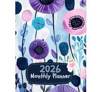 2026 Monthly Planner: Schedule Agenda with Holidays & Inspirational Quotes, Calendars, To-Do List, Budget, Bill Tracker, Expense & Savings Organizer | ... December 2026 - Black & Gold Flowers Cover