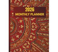 2026 MONTHLY PLANNER: The Perfect New Year Gift, Chic & Practical, Unique Burgundy Design