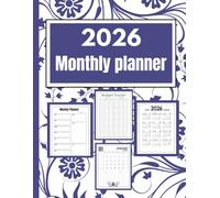 2026 Monthly Planner: Twelve Months of Simple, Stress-Free Planning