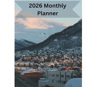 2026 Monthly Planner with Winter Scene Cover