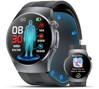 2026 Montre Connectée avec Tensiomètre à Pompe d’Air Précision ECG/IMC/HRV