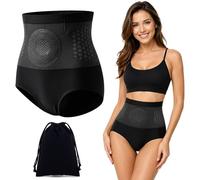 2026 Moringa & Berberine 4-in-1 Micro-Particle Sculpting & Fat-Burning Shorts, Pauraju Thermogenic Fat-Burning Sculpting Shorts, Seamless High Waist Tummy Shapewear for More Sculpted Look (Black, M)