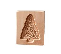 2026 Moule Biscuit En Bois,Moule à Biscuits De Cuisson en Bois Sculpté, Mignon Modèle De Moules à Pain D'épice Emporte-Pièce Sculpté Outil pour fête de Pâques, Halloween, Noël