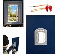 2026 Neu Creative Window Props with Phone Lanyard, Portable Unique Creative Window Prop, Viewfinder Windows Frame Travel Photo Propr for Adventurers, Creators, and Photography Lovers (B)