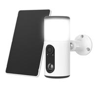 [2026 Neuf] 2K Caméra Surveillance WiFi Extérieur sans Fil Solaire,3MP Camera Exterieure avec Lumens Projecteur,Vision Nocturne,IP66