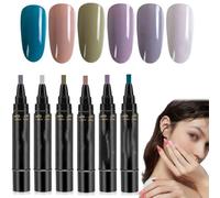 2026 New 3 in 1 Nail Polish Markers Quick Dry, Gel Nails Polish Pen Set, Color Nail Polish Gel Pen for DIY Nail Art, Nails Art Drawing Tool for Girls and Ladies (Set 3)