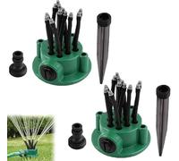 2026 New 360° Multi-Directional Lawn Sprinkler for Yard & Garden, Precision Garden Irrigation with Flexible Spray Nozzles, Adjustable Flex Design Garden Sprinkler,Outdoor Irrigation Sprayers (2 pcs)
