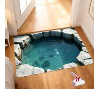 2026 New 3d Hole Rug - Dog Gets Scared Of 3d Carpet,Rugs That Look Like A Hole,Trap Optical Illusion Bottomless Non-Slip Doormat,As Test & Game With Your Cat Or Dog (Style-A, 50*80cm(19.68*31.49in))