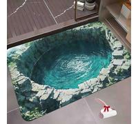 2026 New 3d Hole Rug - Dog Gets Scared Of 3d Carpet,Rugs That Look Like A Hole,Trap Optical Illusion Bottomless Non-Slip Doormat,As Test & Game With Your Cat Or Dog (Style-I, 50*80cm(19.68*31.49in))