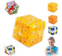 2026 New 3D Labyrinth Cube, 3D Labyrinth Sphere for Children, Patience Games for Adults, for Adults and Teenagers for Stress Relief and Promoting Logical Thinking (Typ C)