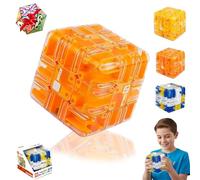 2026 New 3D Labyrinth Cube, 3D Labyrinth Sphere for Children, Patience Games for Adults, for Adults and Teenagers for Stress Relief and Promoting Logical Thinking (Typ B)