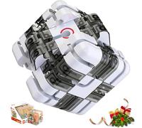 2026 New 3D Maze Cube,Large Labyrinth 3D Puzzless Maze Cube,Rolling Ball Maze Cube,High - Difficulty, 3D Maze Magic Cube & Ball for Logical Challenge,Classroom Party, Family Gathering (A)