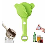 2026 New 4-in-1 Jar Opener,MultiFunctional Adjustable Jar Bottle Opener,Three Claw Bottles Openers with Non Slip Teeth,Bottle Openers for Seniors,Fits Kitchen Jars Cans Wine Bottles(Green)