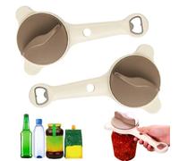 2026 New Adjustable Three Claw Bottle Opener with Non Slip Teeth,4 in 1 Multi-Purpose Jar Opener, Multi Size Lid Tool for Jars Cans Wine Bottles (2pcs)