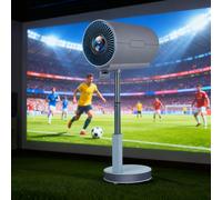 2026 NEW Android 13.0 Mini Projector 4K with Native 1080P 500 ANSI Electric Focus Home Projector with Foldable Stand Couleur1