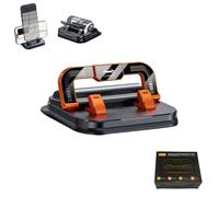 2026 New Car Phone Holder 360 Degree Rotation, Suitable for Car Navigation in-Car Dashboard, Strong Suction and Secure Grip with Anti-Slip Design, Suitable for All Phones (Orange)