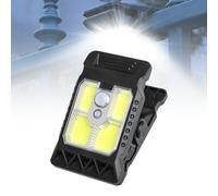 2026 New Clamp on Solar Motion Light, Clip on Solars Motions Sensor Lights Outdoor, Solar Clip Light with Motion Sensor & 3 Modes, IP65 Waterproof, for Garden, Garages, Yard (1, COB)