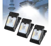 2026 New Clamp on Solar Motion Light, Clip on Solars Motions Sensor Lights Outdoor, Solar Clip Light with Motion Sensor & 3 Modes, IP65 Waterproof, for Garden, Garages, Yard (3, Tungsten Filament)