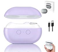 2026 New Coupe Ongle Electrique Pied Senior Electrique Rechargeable,3 En 1 Coupe Ongles Electrique,Electric Nail Clippers For Adults Seniors With Led Light & 3 Speeds Gentle Care (Purple)
