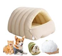 2026 New Cozy Monster Cat Bed, Thickened and Warm Enclosed Pet Bed, Cave Style Cozy Hideaway with Removable Washable Cover & Anti-Slip Base for Cats Small Dog (C, S)