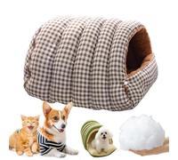2026 New Cozy Monster Cat Bed, Thickened and Warm Enclosed Pet Bed, Cave Style Cozy Hideaway with Removable Washable Cover & Anti-Slip Base for Cats Small Dog (F, M)