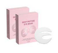 2026 New Deep Peptide Collagen Eye Mask, Three-Piece Design Full Eye Coverage Under Eye Patches, Deep Hydrating Firming Glowing Hydrogel Eye Pads for Dark Circles Puffy Eyes Lines (2 BOX / 10 PAIR)