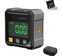 2026 New Digital Angle Finder with Electronic Laser, 4-Side Magnetic Angle Gauge, Cube Inclinometer, Digital Angles Finder Magnetic, Table Saw Miter Protractor, Measuring Tool (1pcs)