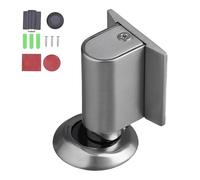 2026 New Door Wedge Stopper, Magnetic Doors Stoppers for Bottom of Door, No Drill Invisible Doorstops for Inside Doors, Duty Catch Holder, Dual Magnetic Design, Strong Suction (Gray)