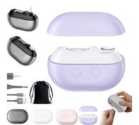 2026 New Easy Nail Trimmer & Electric Toe Nail Clippers for Thick Nails, 2-in-1 Electric Nail Clipper & Polisher with LED Light, Easy Trim Toe Nail Trimmers for Seniors, Kids, Arthritis (Purple)