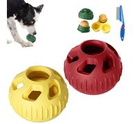 2026 New Futterball Hund, Leckerball Hunde Befüllbar, Robust Snackball Hund, Kann Nachgefüllt Werden, Spülmaschinenfest, Leicht Zu Befüllen, Leicht Zu Reinigen, Und Mundhygiene Fördernd (2PCS-D)