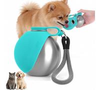 2026 New Gourde pour Chien, Gourde Chien Promenade Gamelle éTanche avec Bol Pliable en Silicone, 285 ML, Compact et Portable,pour Chiens et Chats,Adapté aux promenades et randonnées en Plein air