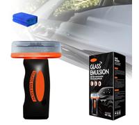 2026 New Hand-Held Glass Emulsion Cleaner, Auto Glasss Side Window Oil Film Removal Cleaner, Glass Film Cleaning Brush, for Car Windows, Rearview Mirrors & Windshields (1PC)