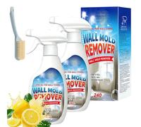 2026 New Highly Effective Wall Mould Removal Spray, 8.12 Fl.Oz Wall Mold Remover Spray, Home Stain Cleaner, Sprays Nettoyant Multi Surface For Wood, Tile, Fabric, Bathrooms, Kitchens (2PC)