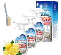 2026 New Highly Effective Wall Mould Removal Spray, 8.12 Fl.Oz Wall Mold Remover Spray, Home Stain Cleaner, Sprays Nettoyant Multi Surface For Wood, Tile, Fabric, Bathrooms, Kitchens (3PC)