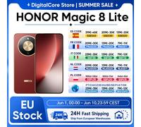 2026 New HONOR Magic8 Lite EU Version 5g Smartphone Android Mobile Phones AMOLED Snapdragon 6 Gen 4 7500mAh 108MP OIS AI Camera Forest Green 8GB+512GB