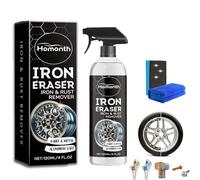 2026 New Iron Eraser Rust Remover Spray - 120/240/360ml Iron Powder Remover for Car Wheels and Paint Fast Acting Rust and Brake Dust Removers for Wheels, Tools & Hardware (1PC)