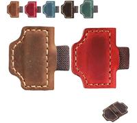 2026 New Magnetic Leather Pen Holder Bookmark, Personalized Bookmarks, Customized Gifts for Readers (2PCS-G,B)