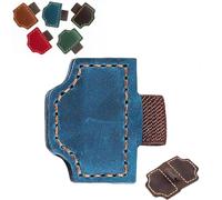 2026 New Magnetic Leather Pen Holder Bookmark, Personalized Bookmarks, Customized Gifts for Readers (Blue,G)