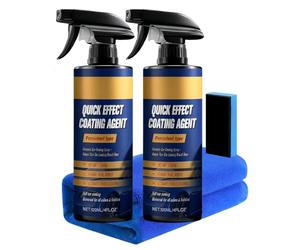 2026 New Nano Quick Coat Restore, 4 Fl Oz Hydrophobic Quick Effect Coating Agent for Car, Car Coating Spray for Shine & Protection (2pcs)