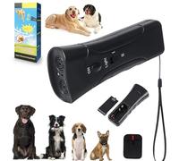 2026 New Petgentle Dog Trainer, Ultrasonic Anti Barking Device for Dogs, Portable Pet Corrector Bark Deterrent with LED Light & 3 Modes, Safe Anti Dog Barking Silencer All Breeds (1 Pcs,No Battery)