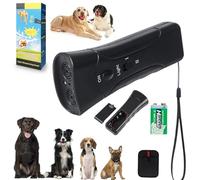2026 New Petgentle Dog Trainer, Ultrasonic Anti Barking Device for Dogs, Portable Pet Corrector Bark Deterrent with LED Light & 3 Modes, Safe Anti Dog Barking Silencer All Breeds (1 Pcs,+ Battery)