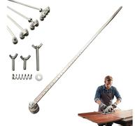 2026 New Positioning Calipers For Precise Measurements & Easy Wood Cutting, 60/80 Cm Adjustable Precision Cutting Guide, 3mm Thick,Stainless Steel, Suitable For Various Materials (A,60cm)