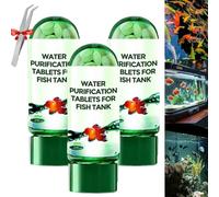 2026 New Powerfu Aquarium Water Purification Tablet,Portable Water Purification Tablets,Remove All Kinds of Turbidity from Fish Tankwater,for Fish Tank,Aquariums Lovers (size-3Pcs)