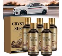 2026 New Ptz Crystal Serum, 9H Advanced Graphene Ceramic Coating for Cars, Great Gloss Protection, Advanced Ceramiccoating for Cars, Paint, Glass & Wheel (5pcs)