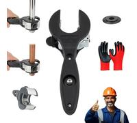 2026 New Ratcheting Tubing Cutter, Ratchet Pipe Cutters, 8-29mm 2 in 1 Ratcheting Screwdriver Set for One-Hand Fast Cutting in Tight Spaces, Cuts PVC, Copper, Stainless Steel Pipes (Black)