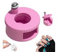 2026 New Rotating Cat Eye Magnet, Automatic Glass Bead Suction of Cat Eye Nail, Uniform Magnetic Force, Beginner-Friendly and for All Types of Cat Eye Gel Polishes (Pink)