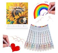 2026 New Scented Lava Gel Pen Set, 3D Acrylic Gel Pens,10-Pack (Multi-color) - 0.5mm Colored Gel Pens Infused with Scen, For Doodle, Drawing, DIY Projects, Crafts Art (12)