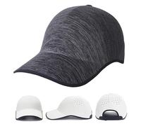 2026 New Seamless Packable Lightweight Sports Baseball Cap, Ultra-Breathable & Quick-Dry Hat for Golf Tennis Travel (Gray)